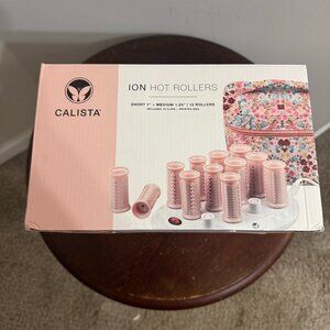 Calista Ion Hot Rollers With Floral Case Case
